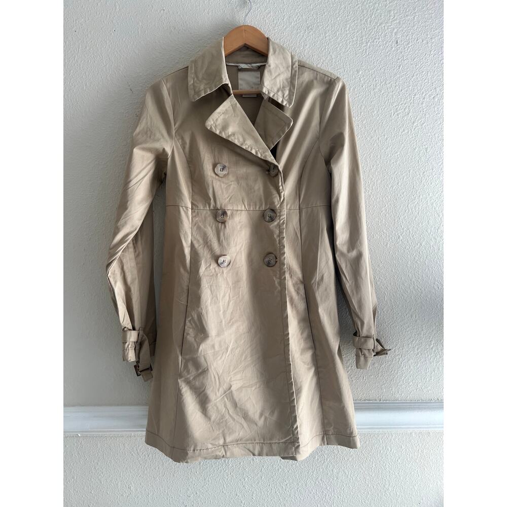 Old Navy Women's Tan Beige MEDIUM Trench Coat